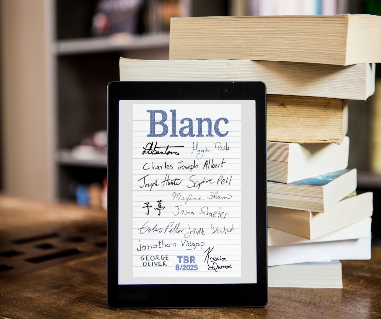 TBR Blank is here with a lucky 13